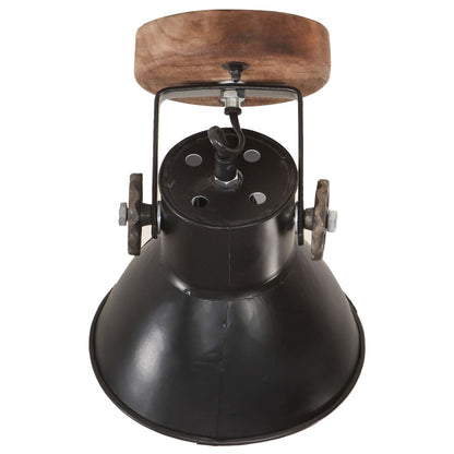 Industrial Wall/Ceiling Lamps 2 pcs Black 20x25 cm E27