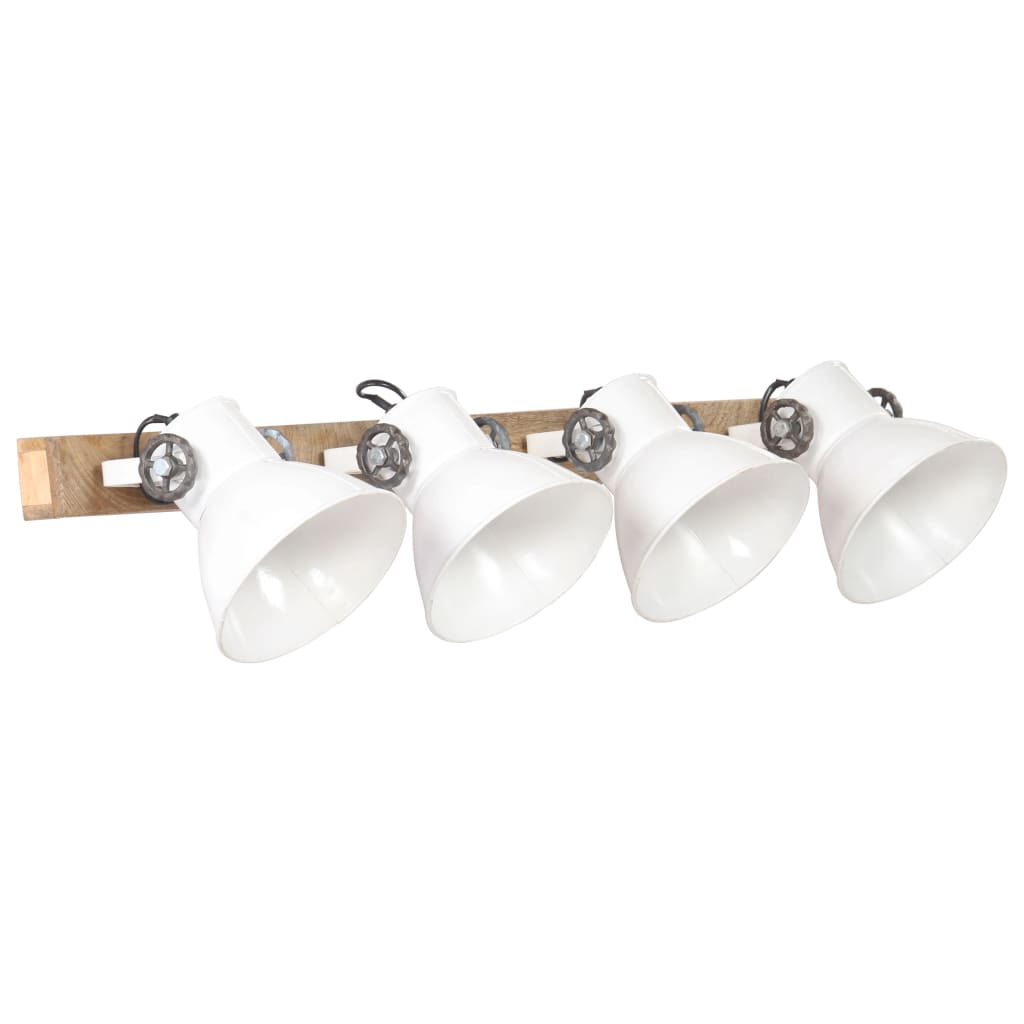 Industrial Wall Lamp White 90x25 cm E27