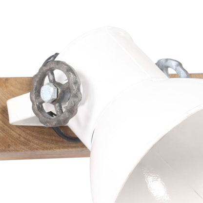 Industrial Wall Lamp White 90x25 cm E27