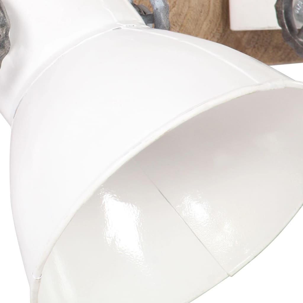 Industrial Wall Lamp White 90x25 cm E27