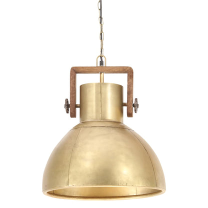 Industrial Hanging Lamp 25 W Brass Round 40 cm E27