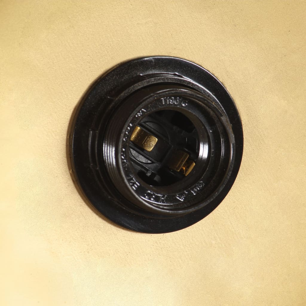 Industrial Hanging Lamp 25 W Brass Round 40 cm E27