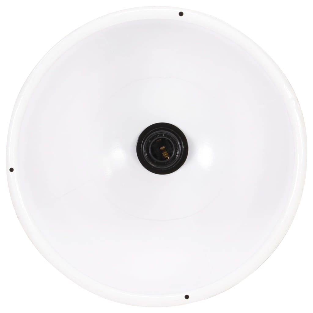 Industrial Hanging Lamp 25 W White Round 30 cm E27