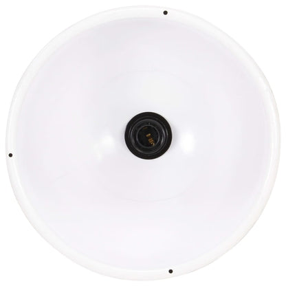 Industrial Hanging Lamp 25 W White Round 30 cm E27