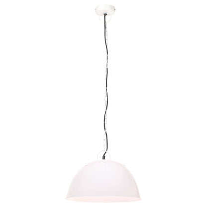 Industrial Vintage Hanging Lamp 25 W White Round 41 cm E27
