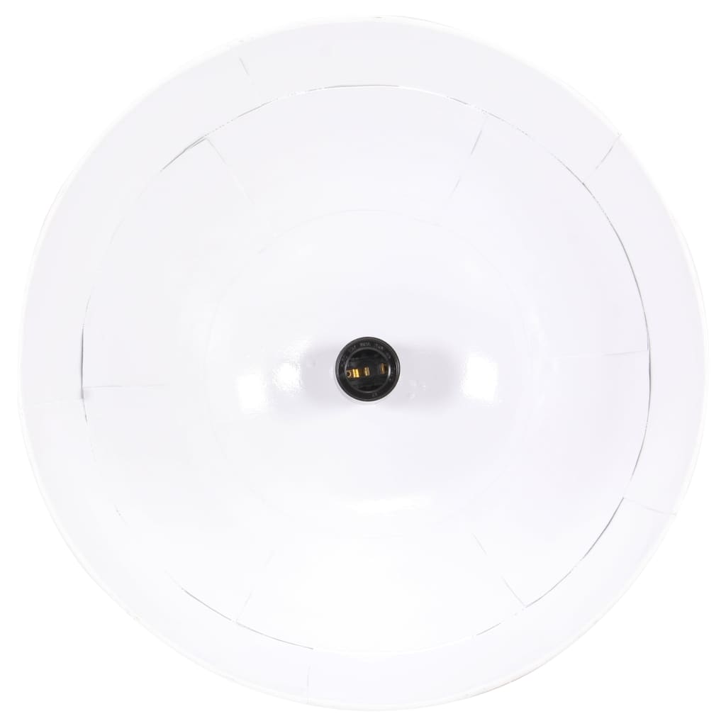 Industrial Vintage Hanging Lamp 25 W White Round 31 cm E27