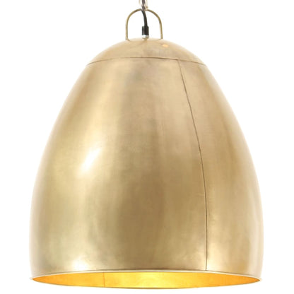 Industrial Hanging Lamp 25 W Brass Round 42 cm E27