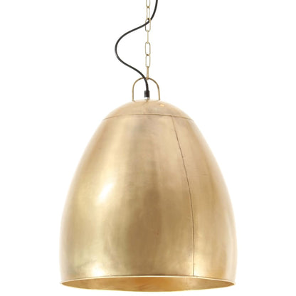 Industrial Hanging Lamp 25 W Brass Round 42 cm E27