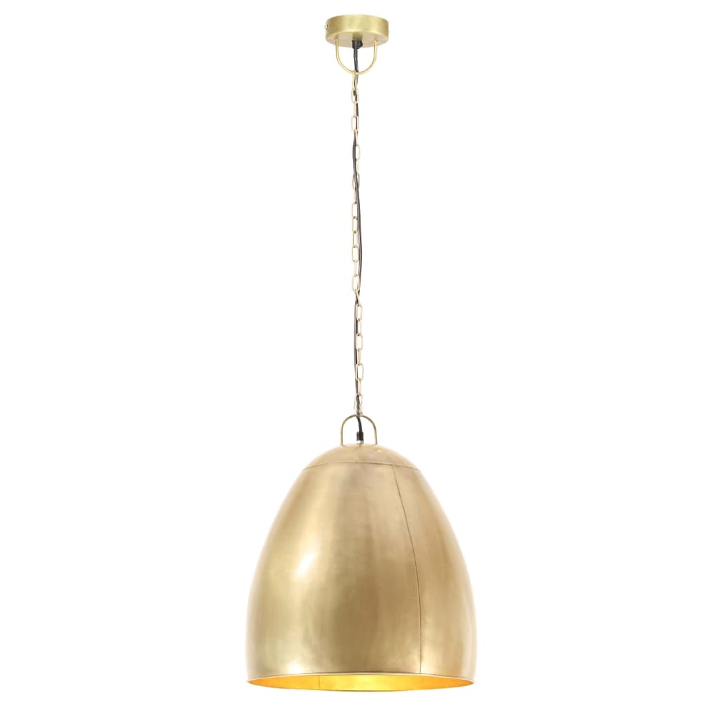 Industrial Hanging Lamp 25 W Brass Round 42 cm E27