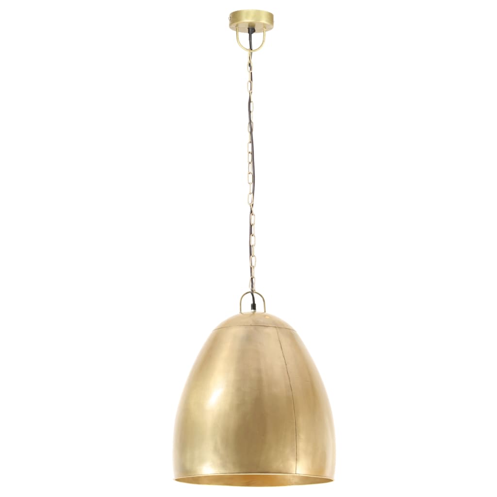 Industrial Hanging Lamp 25 W Brass Round 42 cm E27