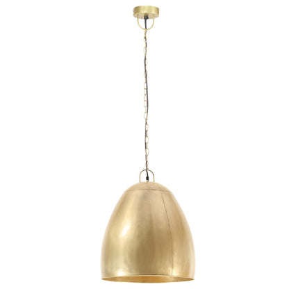 Industrial Hanging Lamp 25 W Brass Round 42 cm E27