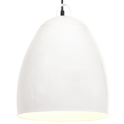 Industrial Hanging Lamp 25 W White Round 42 cm E27