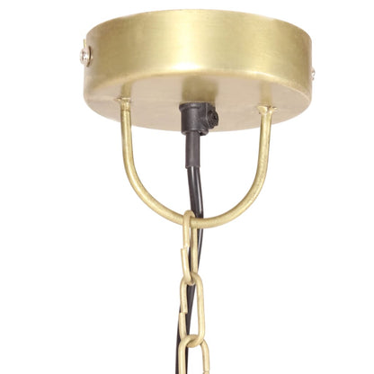 Industrial Hanging Lamp 25 W Brass Round 32 cm E27