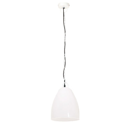 Industrial Hanging Lamp 25 W White Round 32 cm E27