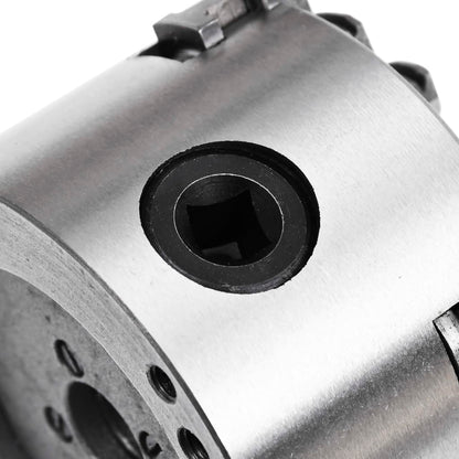 4 Jaw Self-Centering Lathe Chuck 80 mm Steel