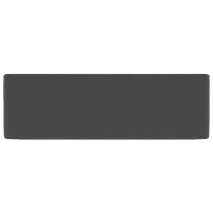 Luxury Wash Basin Matt Dark Grey 41x30x12 cm Ceramic