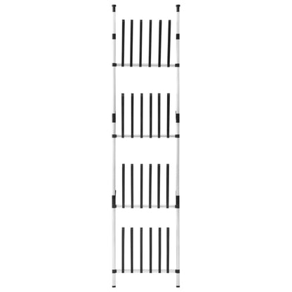 Telescopic Boot Rack with Rods Aluminium