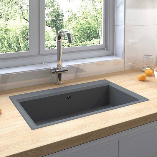 Kitchen Sink Grey 79 x 50 x 31 cm Granite