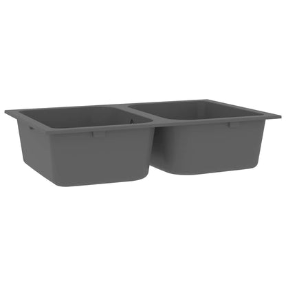 Kitchen Sink Grey 76 x 48 x 30 cm Granite