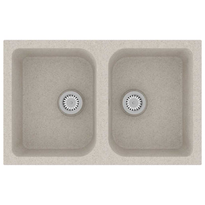 Kitchen Sink Beige 76 x 48 x 30 cm Granite