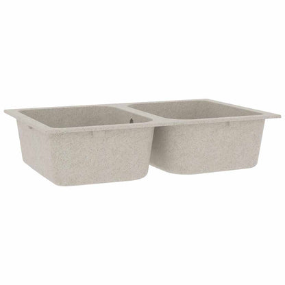 Kitchen Sink Beige 76 x 48 x 30 cm Granite