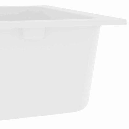 Kitchen Sink White 76 x 48 x 30 cm Granite