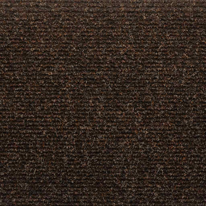 Stair Mats Self-adhesive 15 pcs 65x21x4 cm Brown Half Round Large