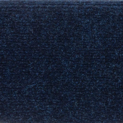 Stair Mats Self-adhesive 15 pcs 56x17x3 cm Navy Half Round