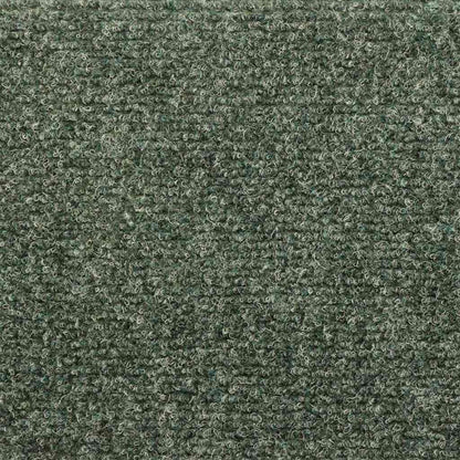Stair Mats Self-adhesive 15 pcs 56x17x3 cm Green Half Round