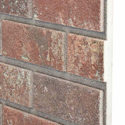 3D Wall Panels with Dark Brown & Grey Brick Design 10 pcs EPS