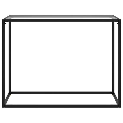 Console Table Transparent 100x35x75 cm Tempered Glass