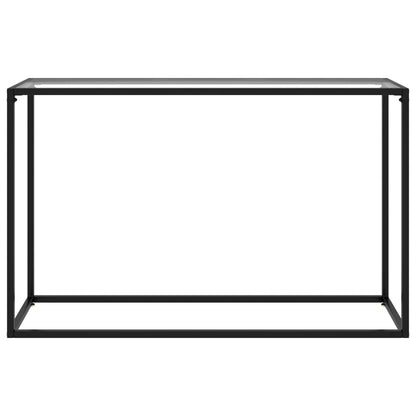 Console Table Transparent 120x35x75 cm Tempered Glass