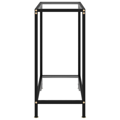 Console Table Transparent 60x35x75 cm Tempered Glass