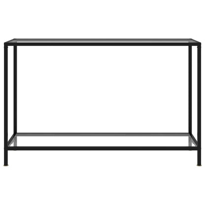 Console Table Transparent 120x35x75 cm Tempered Glass