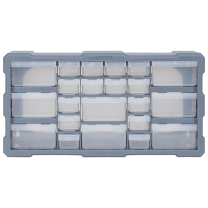 Multi-drawer Organiser with 22 Drawers 49x16x25.5 cm