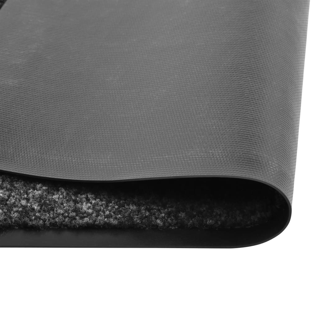 Doormat Washable Black 60x180 cm