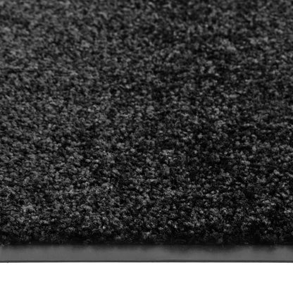 Doormat Washable Black 60x180 cm