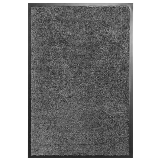 Doormat Washable Anthracite 40x60 cm