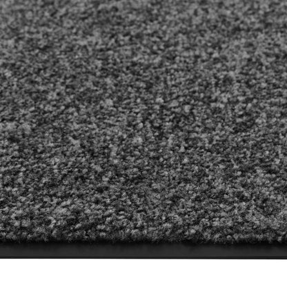 Doormat Washable Anthracite 90x150 cm