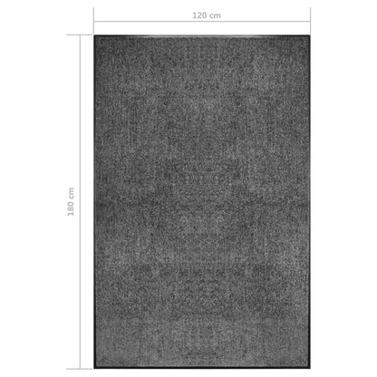 Doormat Washable Anthracite 120x180 cm
