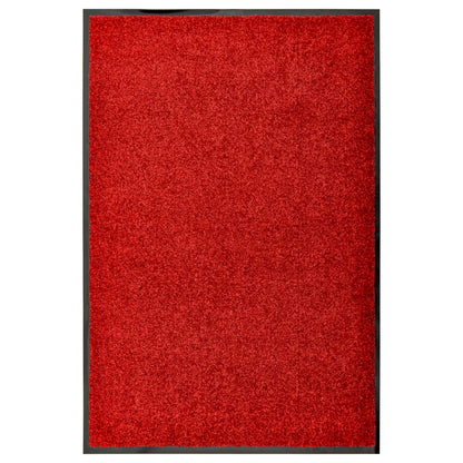 Doormat Washable Red 60x90 cm