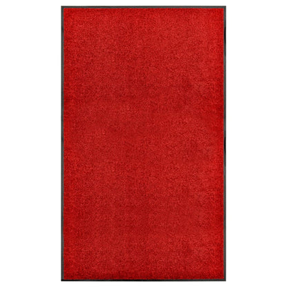Doormat Washable Red 90x150 cm