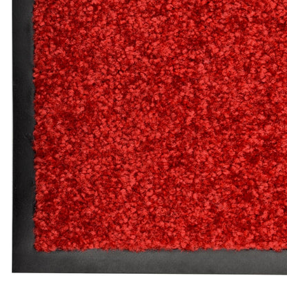 Doormat Washable Red 120x180 cm