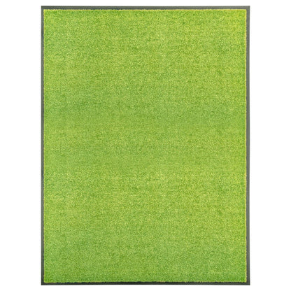 Doormat Washable Green 90x120 cm