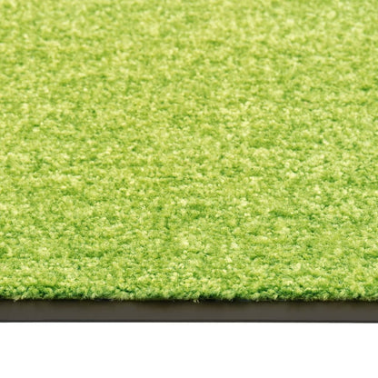 Doormat Washable Green 90x120 cm