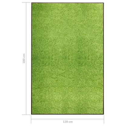 Doormat Washable Green 120x180 cm
