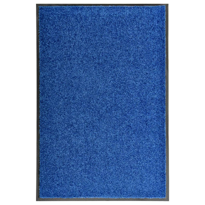 Doormat Washable Blue 60x90 cm
