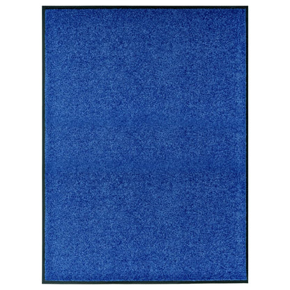 Doormat Washable Blue 90x120 cm