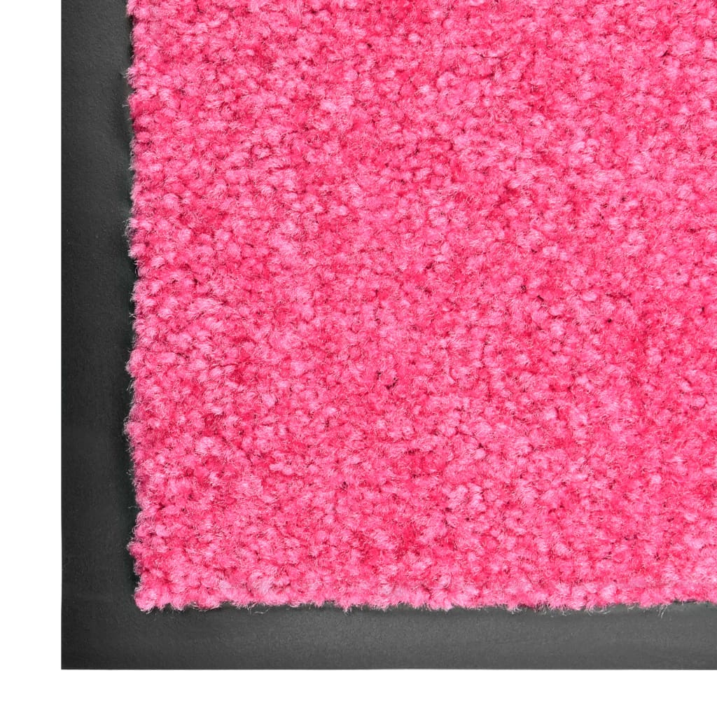Doormat Washable Pink 90x120 cm