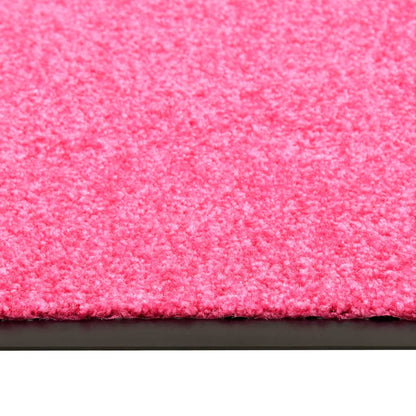 Doormat Washable Pink 90x120 cm